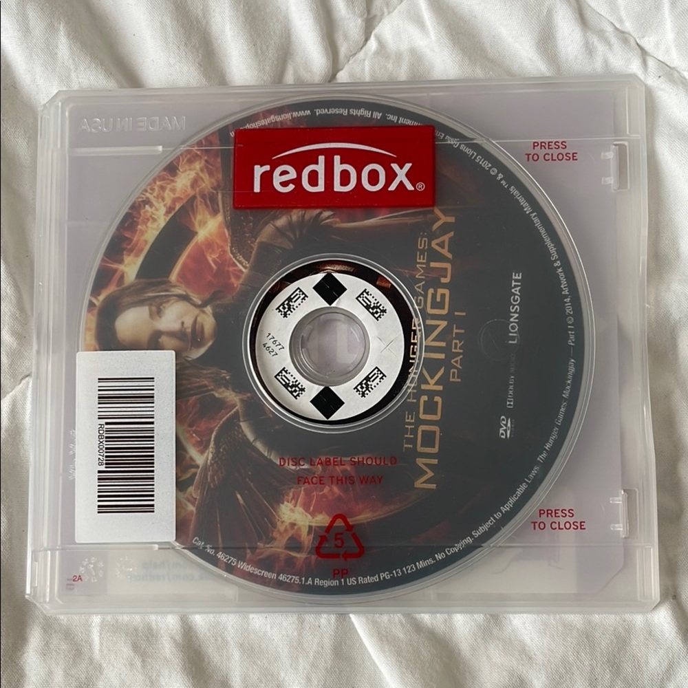 Redbox Mokingjay Part‎ 1 DVD